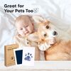 2-Pack Inkless Ink Pads for Baby Footprint & Paw Print Kit, Navy - Frames - 5