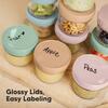 12pk Prep Glass Baby Food Storage Containers with Lids, Musk Dusk - Tableware - 6