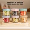 12pk Prep Glass Baby Food Storage Containers with Lids, Musk Dusk - Tableware - 7