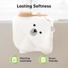 Cuddle Organic Baby Hooded Towel, Polar - Bath Towels - 6