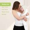 Luxe Organic Hooded Towel for Baby, Rainbow - Bath Towels - 6