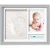 Noel Baby Handprint & Footprint Keepsake Frame, Cloud Gray - Frames - 1 - thumbnail