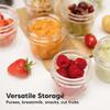 12pk Prep Glass Baby Food Storage Containers with Lids, Musk Dusk - Tableware - 8