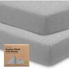 2-Pack Soothe Fitted Crib Sheet, Storm - Crib Sheets - 1 - thumbnail