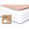 2-Pack Soothe Fitted Crib Sheet, Rose - Crib Sheets - 1 - thumbnail