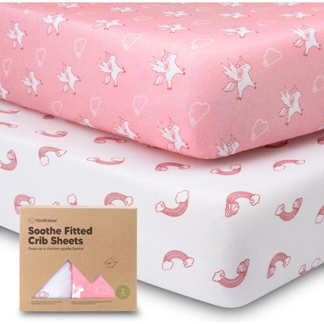 2-Pack Soothe Fitted Crib Sheet, DreamLand