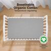 2-Pack Soothe Fitted Crib Sheet, Storm - Crib Sheets - 2