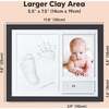 Noel Baby Handprint & Footprint Keepsake Frame, Onyx Black - Wall Décor - 3