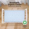 2-Pack Soothe Fitted Crib Sheet, ABC Land Sky - Crib Sheets - 2