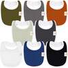 8-Pack Urban Drool Bibs Set for Baby Boys and Girls, Basics - Bibs - 1 - thumbnail