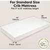 2-Pack Soothe Fitted Crib Sheet, Soft White - Crib Sheets - 3