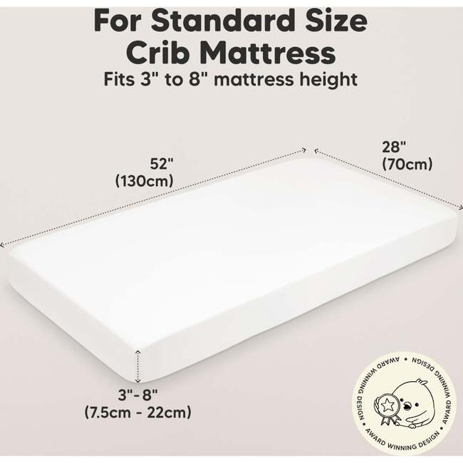 2-Pack Soothe Fitted Crib Sheet, Rose - Crib Sheets - 3