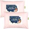 2-Pack Toddler Pillows for Sleeping 13X18, Mist Pink - Nursing Pillows - 1 - thumbnail