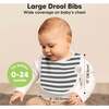 8-Pack Urban Drool Bibs Set for Baby Boys and Girls, Grayscape - Bibs - 2