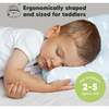 2-Pack Toddler Pillows for Sleeping 13X18, Pastel Rainbow - Pillows - 2