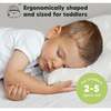2-Pack Toddler Pillows for Sleeping 13X18, Gray Rainbow - Pillows - 2