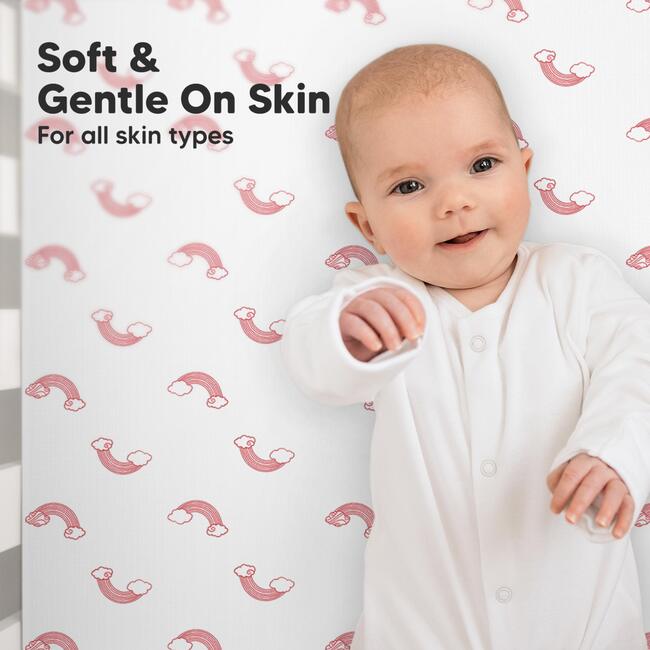 2-Pack Soothe Fitted Crib Sheet, DreamLand - Crib Sheets - 4