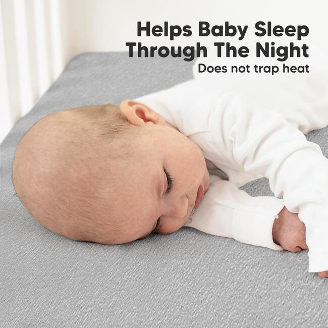 2-Pack Soothe Fitted Crib Sheet, Storm - Crib Sheets - 5