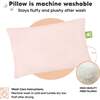 2-Pack Toddler Pillows for Sleeping 13X18, Mist Pink - Nursing Pillows - 4