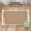 2-Pack Soothe Fitted Crib Sheet, Pecan - Crib Sheets - 2