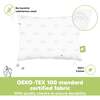 2-Pack Toddler Pillows for Sleeping 13X18, Gray Rainbow - Pillows - 5
