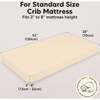 2-Pack Soothe Fitted Crib Sheet, Pecan - Crib Sheets - 3