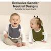 8-Pack Urban Drool Bibs Set for Baby Boys and Girls, Basics - Bibs - 6