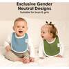 8-Pack Urban Drool Bibs Set for Baby Boys and Girls, Daybreak - Bibs - 6