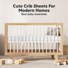 2-Pack Soothe Fitted Crib Sheet, Soft White - Crib Sheets - 8