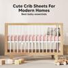 2-Pack Soothe Fitted Crib Sheet, Rose - Crib Sheets - 8