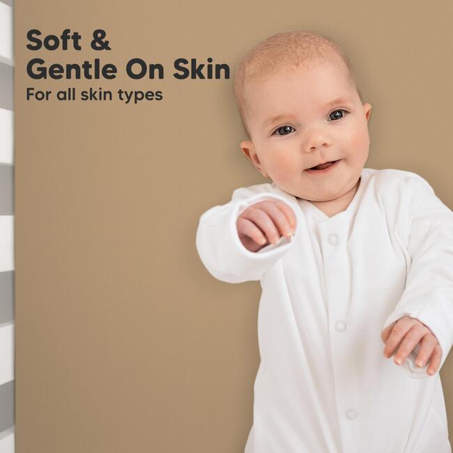 2-Pack Soothe Fitted Crib Sheet, Pecan - Crib Sheets - 4