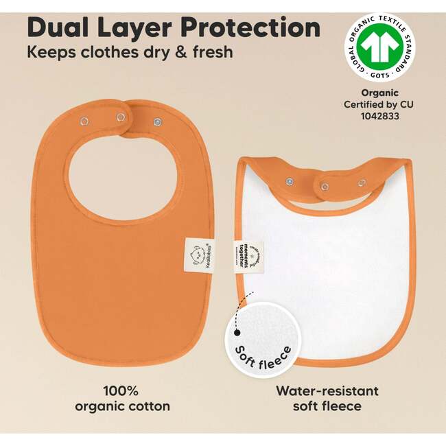 8-Pack Urban Drool Bibs Set for Baby Boys and Girls, Cruise - Bibs - 3