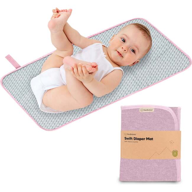 Swift Diaper Portable Changing Pad for Baby, Sweet Pink