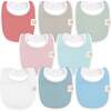 8-Pack Urban Drool Bibs Set for Baby Boys and Girls, Spring - Bibs - 1 - thumbnail