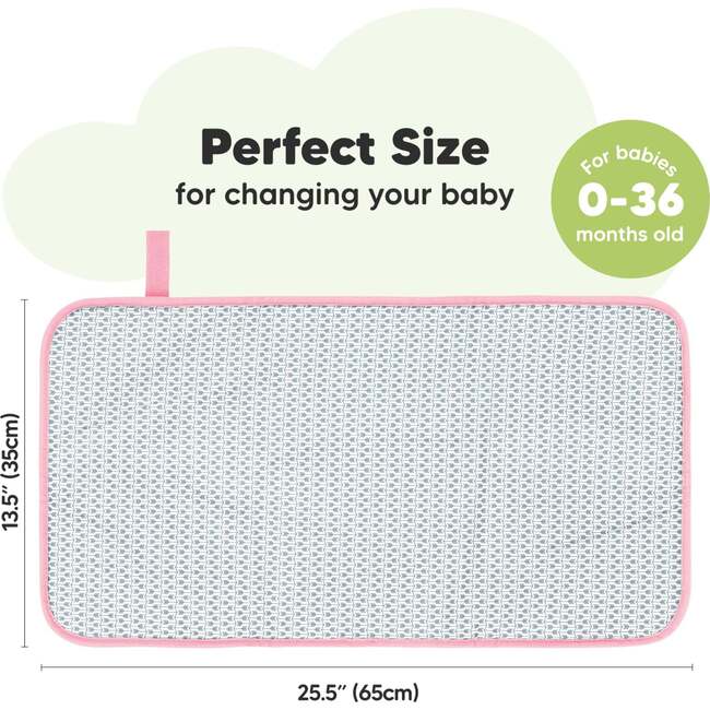 Swift Diaper Portable Changing Pad for Baby, Sweet Pink - Changing Pads - 3