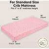 2-Pack Soothe Fitted Crib Sheet, ABC Land Rose - Crib Sheets - 3