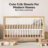 2-Pack Soothe Fitted Crib Sheet, Pecan - Crib Sheets - 8