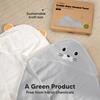 Cuddle Organic Baby Hooded Towel, Seal - Bath Towels - 8