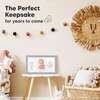 Duo Baby Handprint & Footprint Keepsake Frame, Cloud Grey - Frames - 3