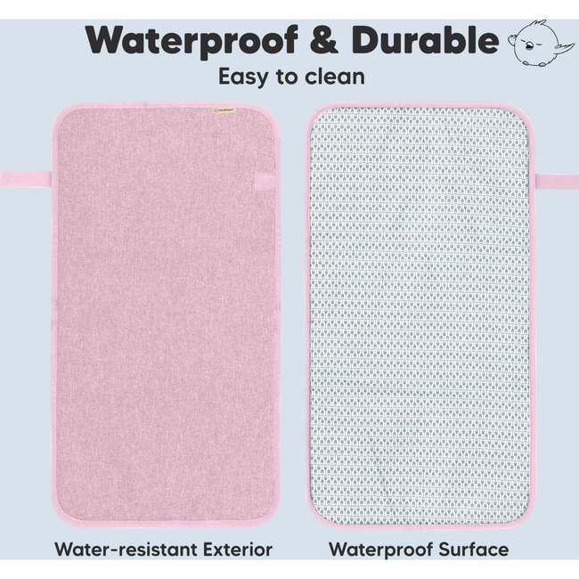 Swift Diaper Portable Changing Pad for Baby, Sweet Pink - Changing Pads - 4