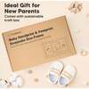 Duo Baby Handprint & Footprint Keepsake Frame, Cloud Grey - Frames - 4