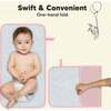 Swift Diaper Portable Changing Pad for Baby, Sweet Pink - Changing Pads - 5