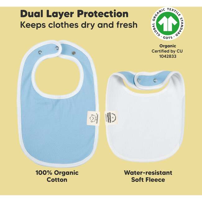 8-Pack Urban Drool Bibs Set for Baby Boys and Girls, Inspire - Bibs - 3