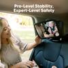 Baby Car Mirror for Rear Facing Car Seat, Matte Black Regular - Car Seat Accessories - 4