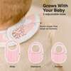 8-Pack Urban Drool Bibs Set for Baby Boys and Girls, Sweet Charm - Bibs - 4