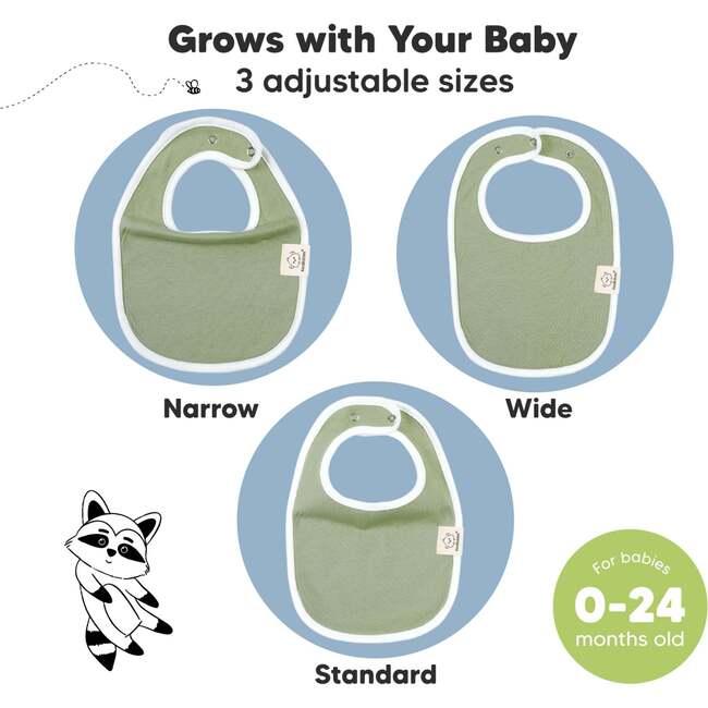 8-Pack Urban Drool Bibs Set for Baby Boys and Girls, Inspire - Bibs - 4