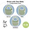 8-Pack Urban Drool Bibs Set for Baby Boys and Girls, Inspire - Bibs - 4