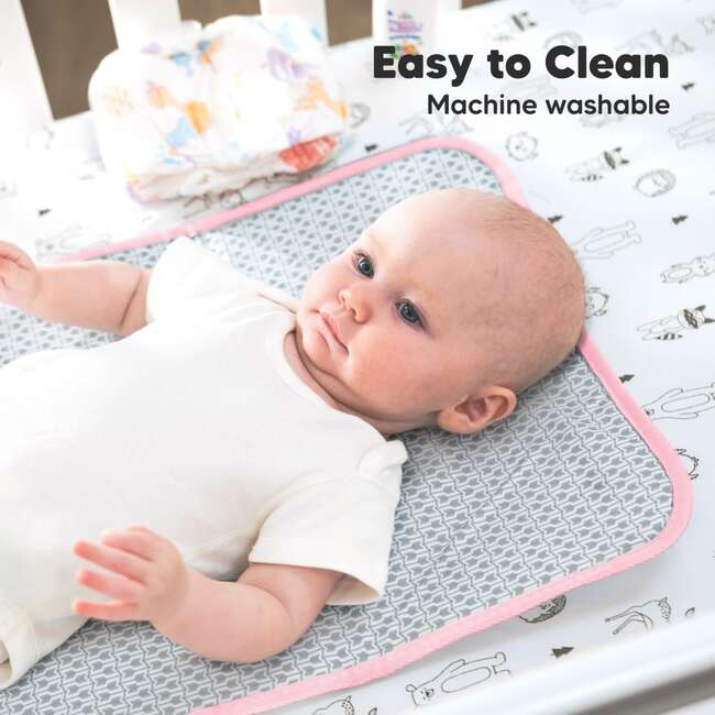 Swift Diaper Portable Changing Pad for Baby, Sweet Pink - Changing Pads - 7
