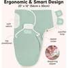 3-Pack Soothe Zippy Baby Swaddle Sleep Sack Newborn 0-3 Months, Sage - Swaddles - 2