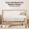 2-Pack Soothe Fitted Crib Sheet, ABC Land Rose - Crib Sheets - 8
